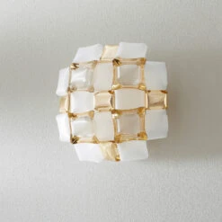 Slamp Mida Wandleuchte, 32x32 Cm, Gold/weiß 4 Slamp Mida Wandleuchte, 32x32 Cm, Gold/weiß -Slamp 8503418 2