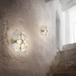 Slamp Mida Wandleuchte, 32x32 Cm, Gold/weiß 6 Slamp Mida Wandleuchte, 32x32 Cm, Gold/weiß -Slamp 8503418 4