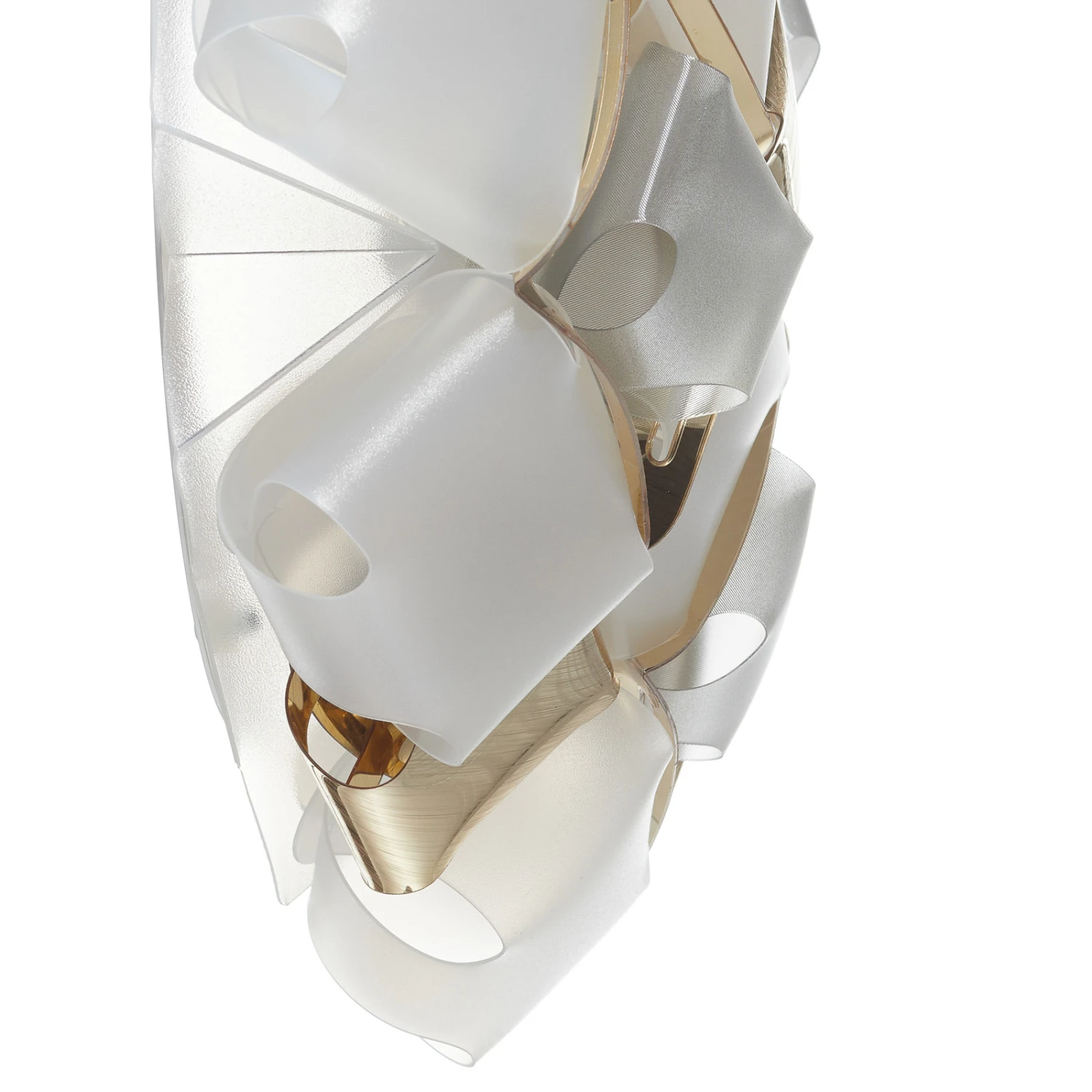 Slamp Mida Wandleuchte, 32x32 cm, gold/weiß Slamp Mida Wandleuchte, 32x32 Cm, Gold/weiß -Slamp 8503418 8