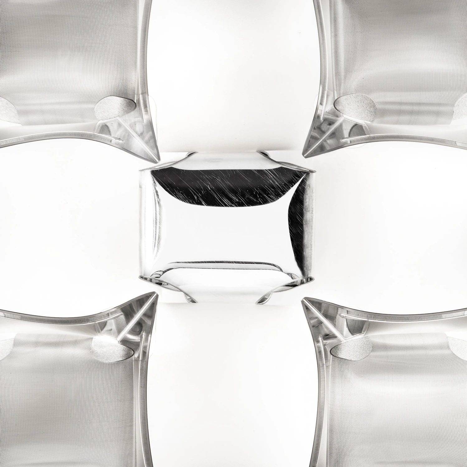 Slamp Mida Wandleuchte, 32x32 cm, platin/weiß Slamp Mida Wandleuchte, 32x32 Cm, Platin/weiß -Slamp 8503419 3