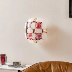 Slamp Mida Wandleuchte, 32x32 Cm, Rosé/weiß 4 Slamp Mida Wandleuchte, 32x32 Cm, Rosé/weiß -Slamp 8503420 2