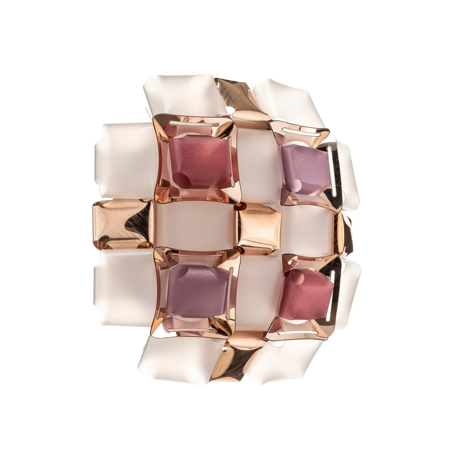 Slamp Mida Wandleuchte, 32x32 cm, rosé/weiß Slamp Mida Wandleuchte, 32x32 Cm, Rosé/weiß -Slamp 8503420