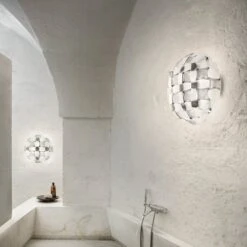 Slamp Mida Deckenleuchte, Ø 67 Cm, Platin/weiß 4 Slamp Mida Deckenleuchte, Ø 67 Cm, Platin/weiß -Slamp 8503423 2