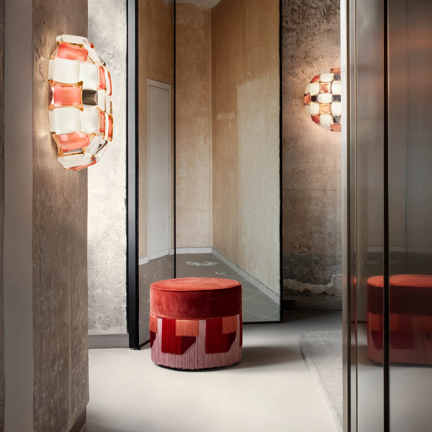 Slamp Mida Deckenleuchte, Ø 67 cm, rosé/weiß Slamp Mida Deckenleuchte, Ø 67 Cm, Rosé/weiß -Slamp 8503424 2