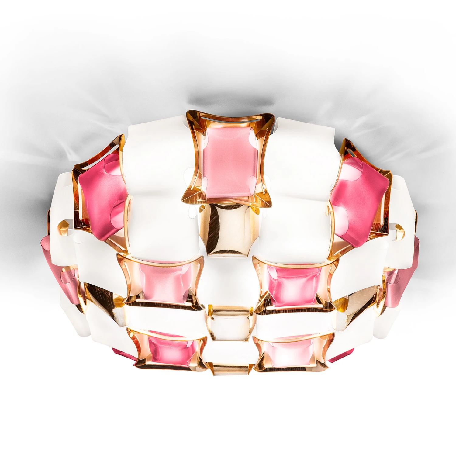 Slamp Mida Deckenleuchte, Ø 67 cm, rosé/weiß Slamp Mida Deckenleuchte, Ø 67 Cm, Rosé/weiß -Slamp 8503424