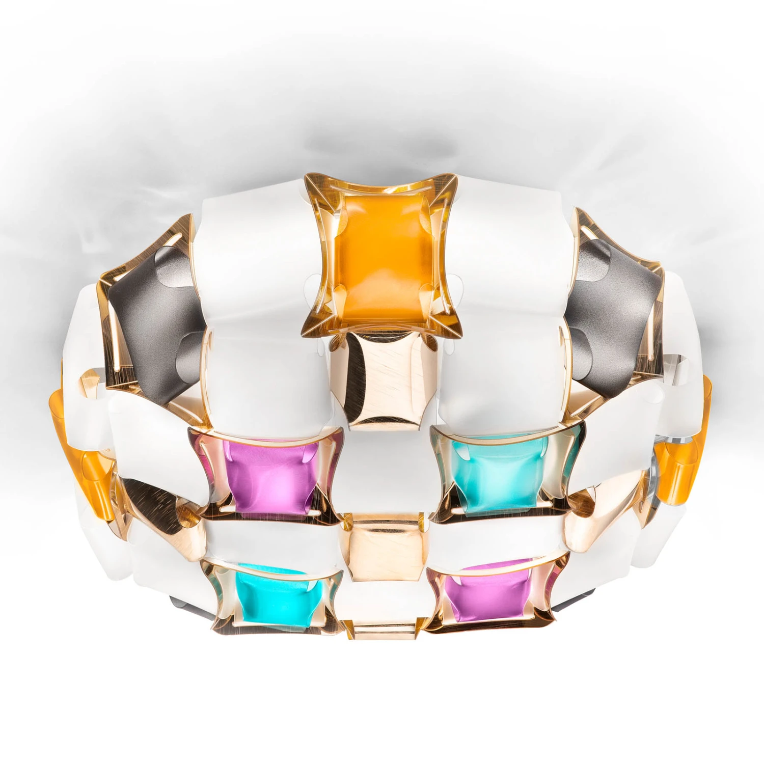 Slamp Mida Deckenleuchte, Ø 67 cm, bunt/weiß Slamp Mida Deckenleuchte, Ø 67 Cm, Bunt/weiß -Slamp 8503426