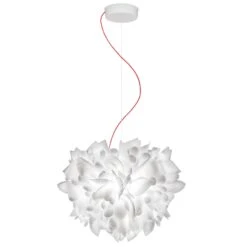 Slamp Veli Foliage Hängelampe Weiß-rot Ø 55cm 3 Slamp Veli Foliage Hängelampe Weiß-rot Ø 55cm -Slamp 8503431 1