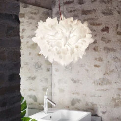 Slamp Veli Foliage Hängelampe Weiß-rot Ø 55cm 4 Slamp Veli Foliage Hängelampe Weiß-rot Ø 55cm -Slamp 8503431 2