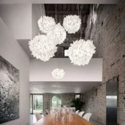 Slamp Veli Foliage Hängelampe Weiß-rot Ø 55cm 8 Slamp Veli Foliage Hängelampe Weiß-rot Ø 55cm -Slamp 8503431 6