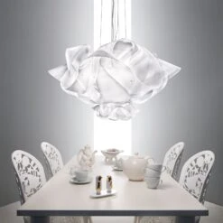 Slamp Fabula Designer-Pendelleuchte, Klar, Large