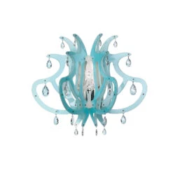 Slamp Medusa Designer-Wandleuchte, Blau