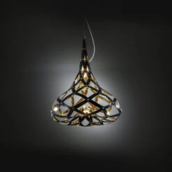 Slamp Supermorgana Hängeleuchte, Schwarz/gold 3 Slamp Supermorgana Hängeleuchte, Schwarz/gold -Slamp 8503466 1