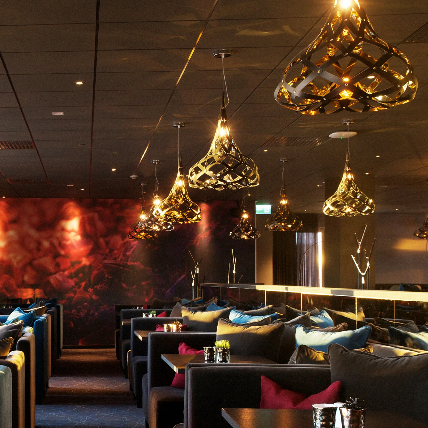 Slamp Supermorgana Hängeleuchte, schwarz/gold Slamp Supermorgana Hängeleuchte, Schwarz/gold -Slamp 8503466 2