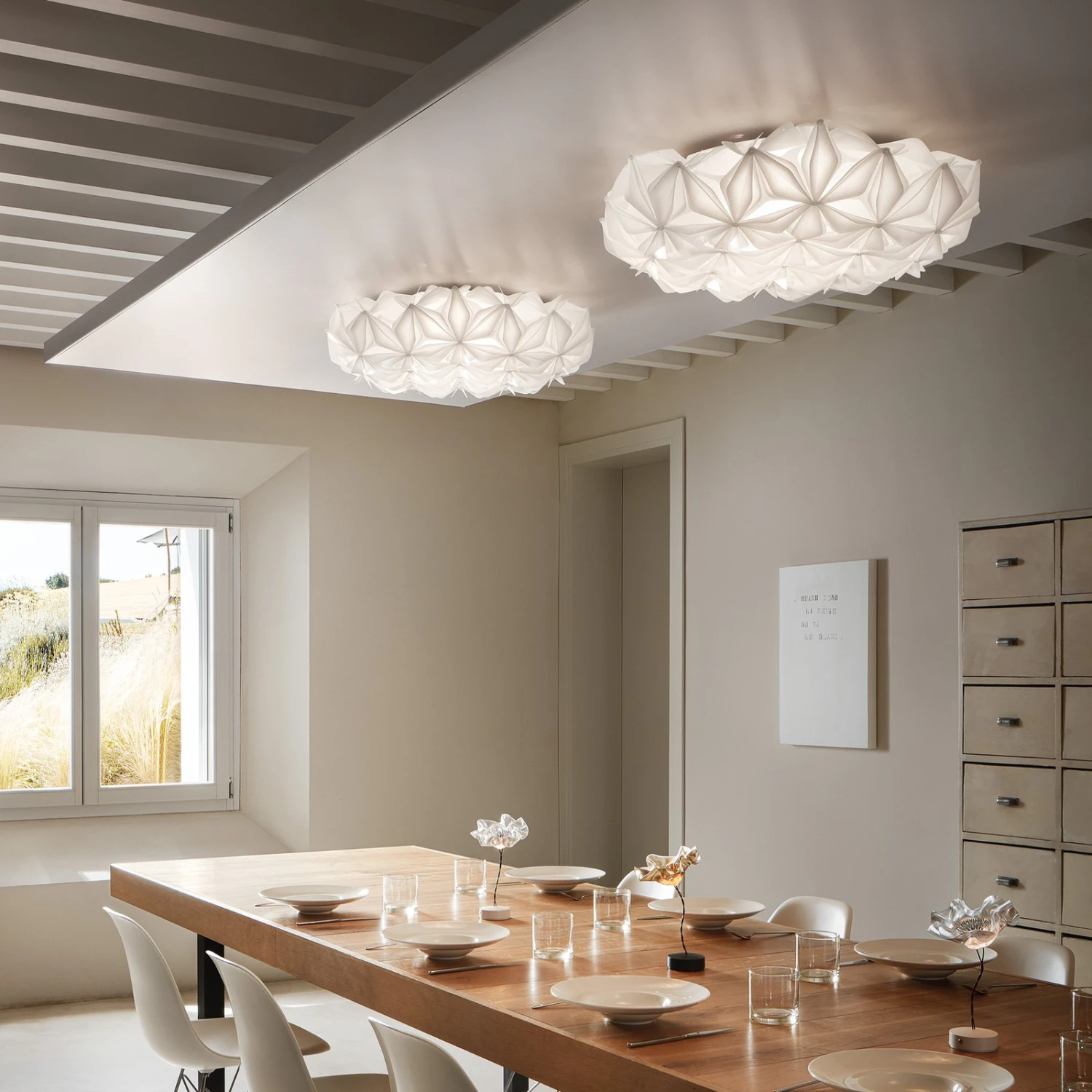 Slamp La Vie L Deckenleuchte, Breite 71cm, weiß Slamp La Vie L Deckenleuchte, Breite 71cm, Weiß -Slamp 8503480 2