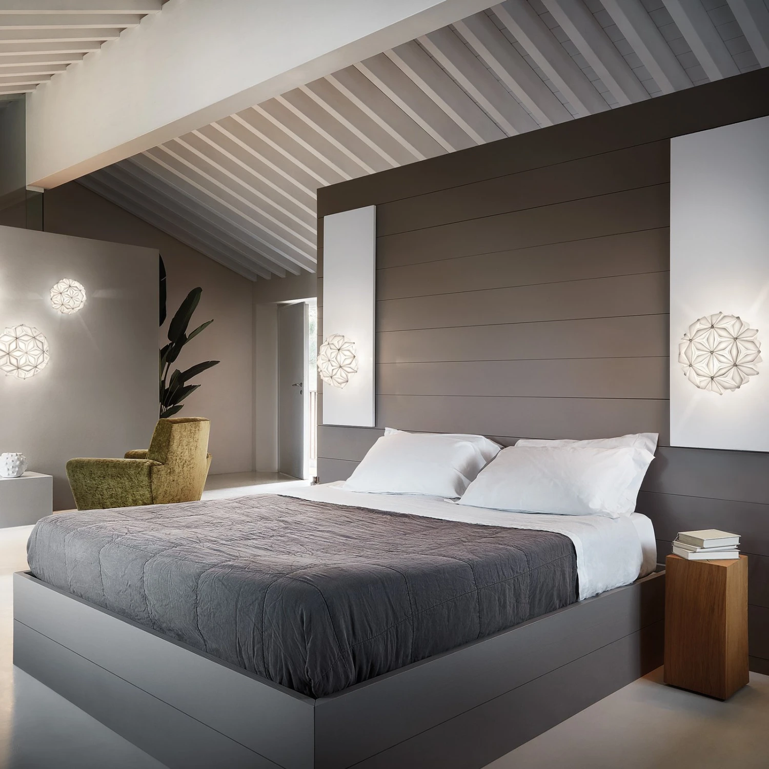 Slamp La Vie Mini Deckenleuchte, Breite 34cm, weiß Slamp La Vie Mini Deckenleuchte, Breite 34cm, Weiß -Slamp 8503483 1