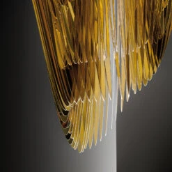 Slamp Aria S Hängeleuchte, Gold, Ø 50 Cm 8 Slamp Aria S Hängeleuchte, Gold, Ø 50 Cm -Slamp 8503924 6