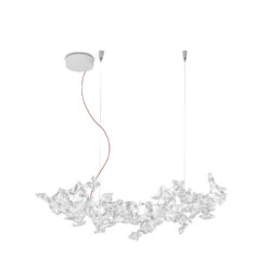 Slamp Hanami Suspension Hängelampe, Rotes Kabel 4 Slamp Hanami Suspension Hängelampe, Rotes Kabel -Slamp 8503934 2