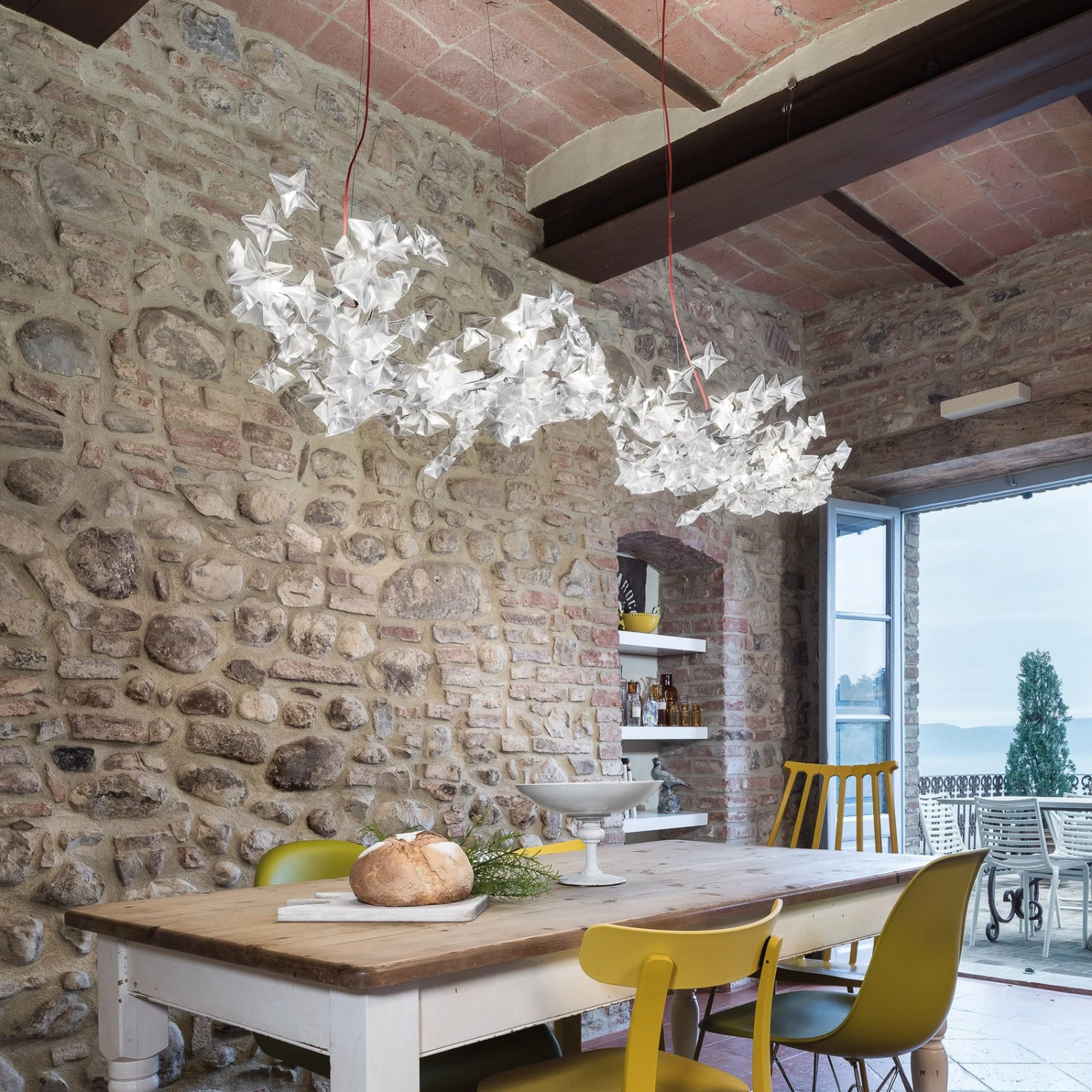 Slamp Hanami Suspension Hängelampe, rotes Kabel Slamp Hanami Suspension Hängelampe, Rotes Kabel -Slamp 8503934 4