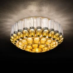 Slamp Odeon Ceiling Deckenleuchte, Gold, Ø 65 Cm 5 Slamp Odeon Ceiling Deckenleuchte, Gold, Ø 65 Cm -Slamp 8503941 3